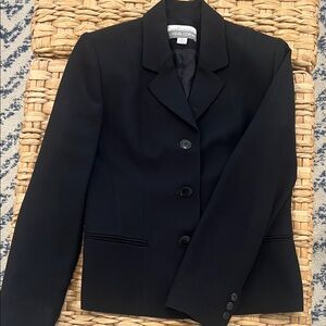 Casual Corner Women's Elegant Black Suit Jacket